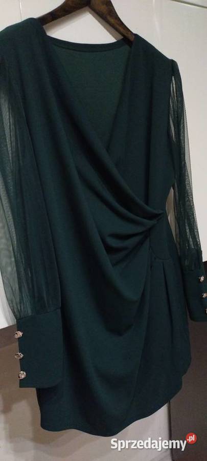 Sukienka w kolorze ciemnozielonym Rozmiar 42(XL) Lublin