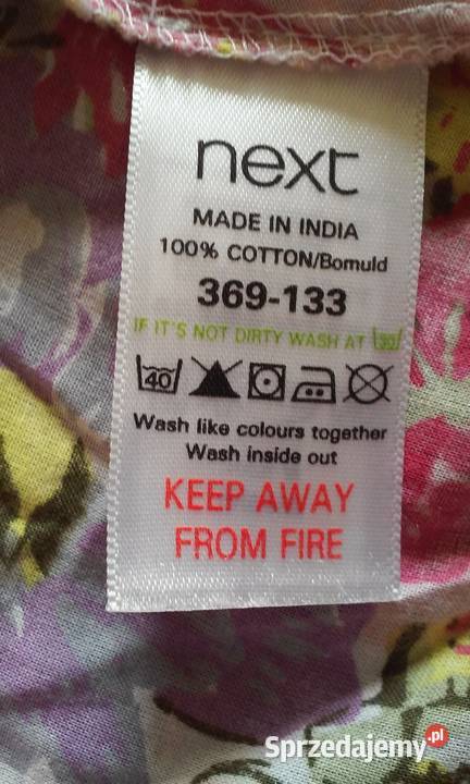 Bawełniana bluzka w kwiaty Next 16 Next Katowice