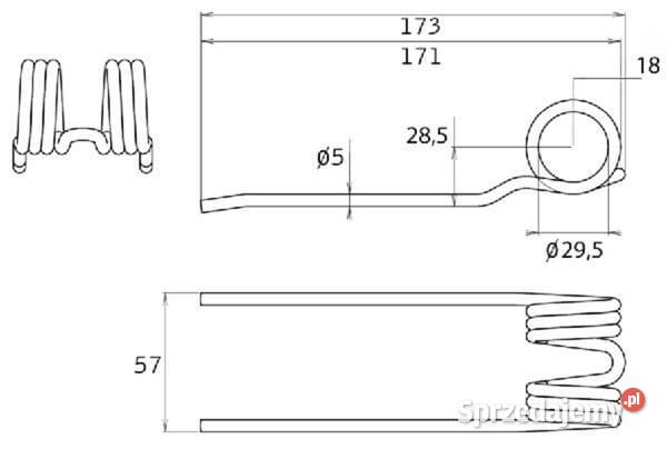 Palec podbieracza pasuje do Mengele 02128199N sprzedam