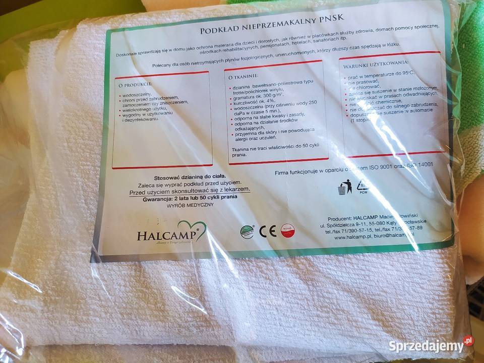 Materac antyodleżynowy materac piankowy podkład Sprzęt rehabilitacyjny i ortopedyczny Konin
