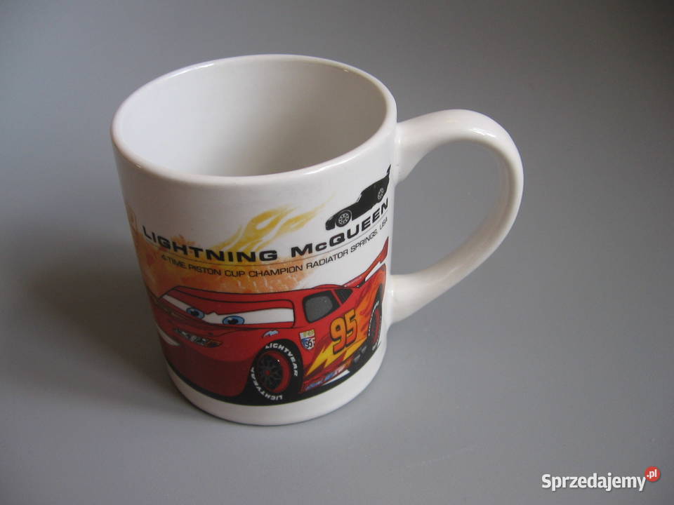 PIXAR Cars Disney auto McQueen kubek garnuszek Przemyśl sprzedam