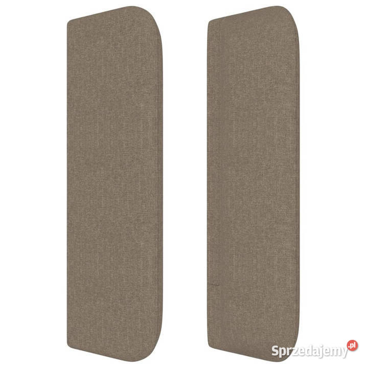 Zagłówek uszak taupe 183x16x7888 tkanina Ramy i stelaże