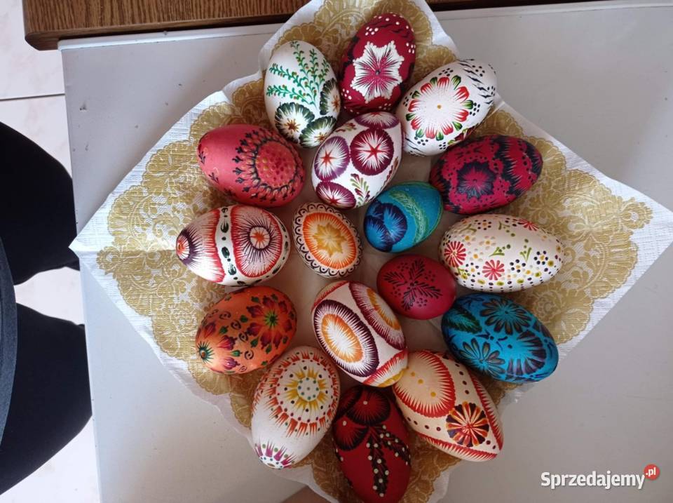 Pisanki kurze kacze i gęsie Dubeninki