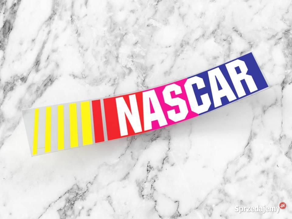 Naklejka NASCAR 16 x 3 v8 chevy toyota ford usa