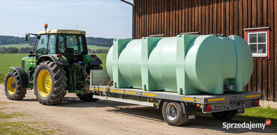 ZBIORNIK TRANSPORTOWY WODY PITNEJ 9000L z Magazynowanie