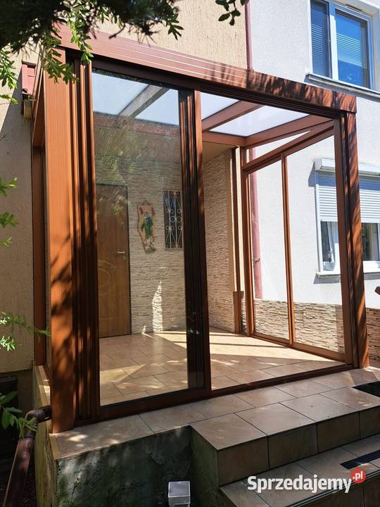 Aluminiowa zabudowa balkonu zadaszenie tarasu Olsztyn
