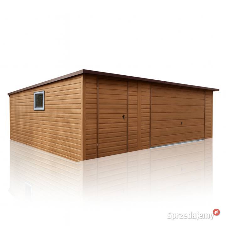 Garaż blaszany PREMIUM 6x5 drewnopodobny pomorskie sprzedam