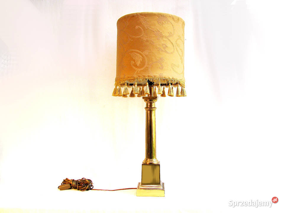 Duża Lampka nocna mosiądz III Lampki biurkowe Szczecinek