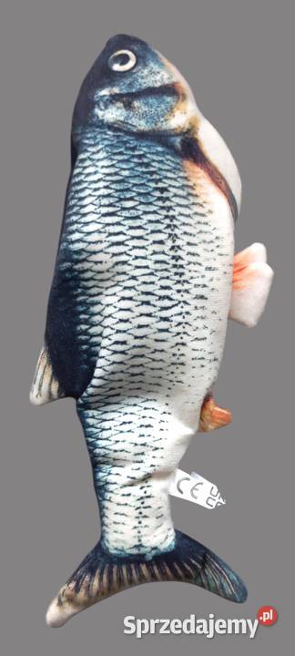 Skacząca pluszowa ryba do zabawy kota na USB Chrzanów