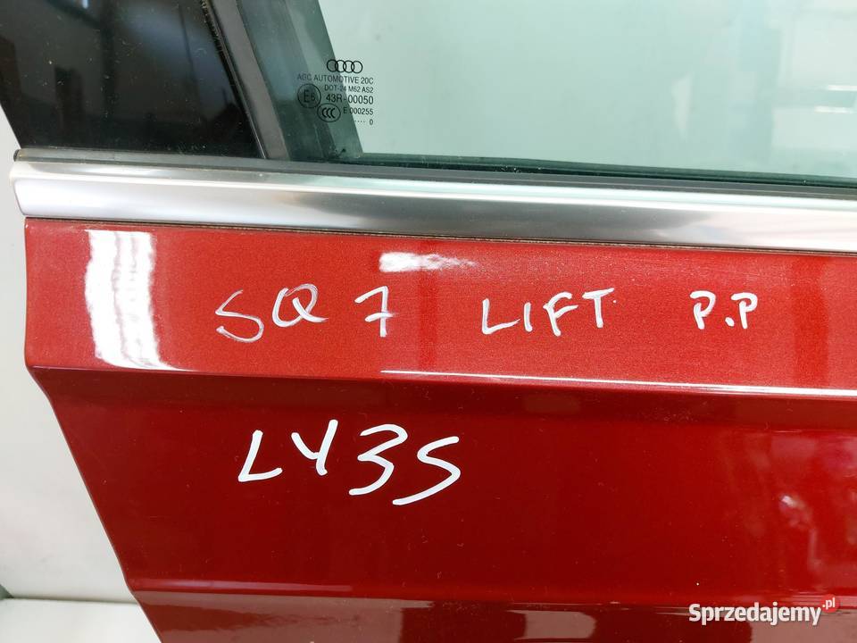 AUDI SQ7 Q7 II LIFT 4M0 Drzwi przód prawe LY3S
