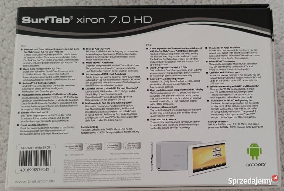 TrekStor SurfTab xiron 70 HD
