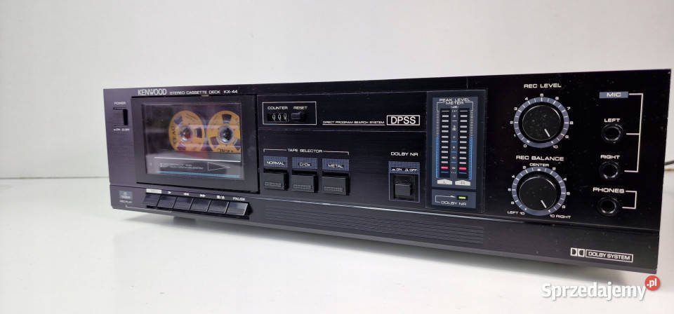 Kenwood KX 44 KX44 magnetofon cassette deck Międzychód sprzedam