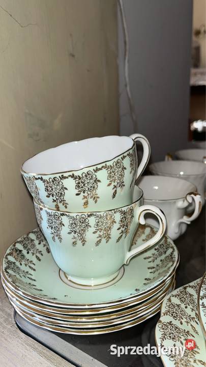 Filiżanka z talerzykiem deserowym i śniadaniowym Gdańsk
