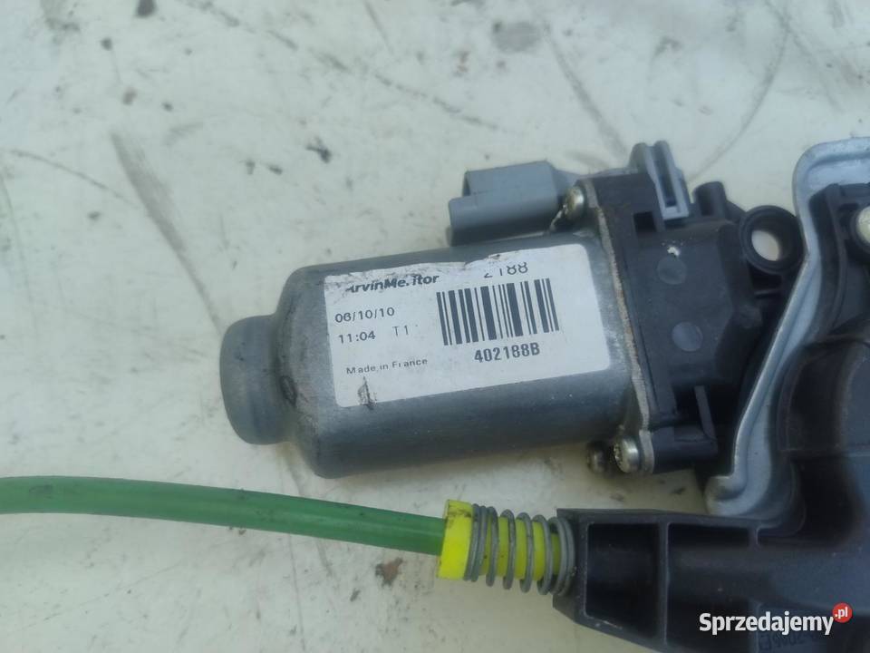MECHANIZM PODNOŚNIK SZYBY PRAWY PRZÓD C3 PICASSO Mechanizmy opuszczania szyb