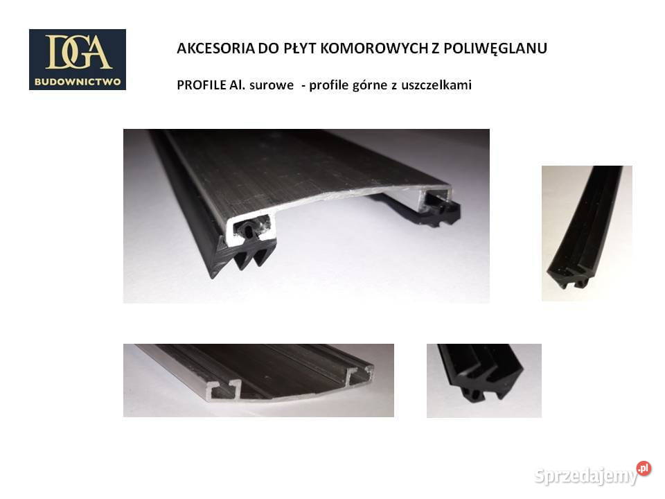 profil Listwa górna montażowa do poliwęglanu sprzedam