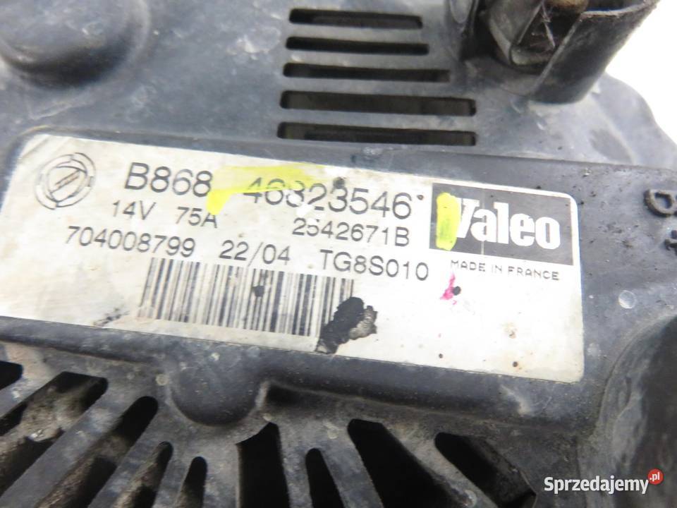 ALTERNATOR FIAT DOBLO I 13 JTD 46823546
