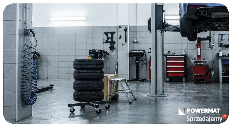 mobilny stojak stelaż na koła PMMSNK235T Serwis kół i opon Katowice sprzedam