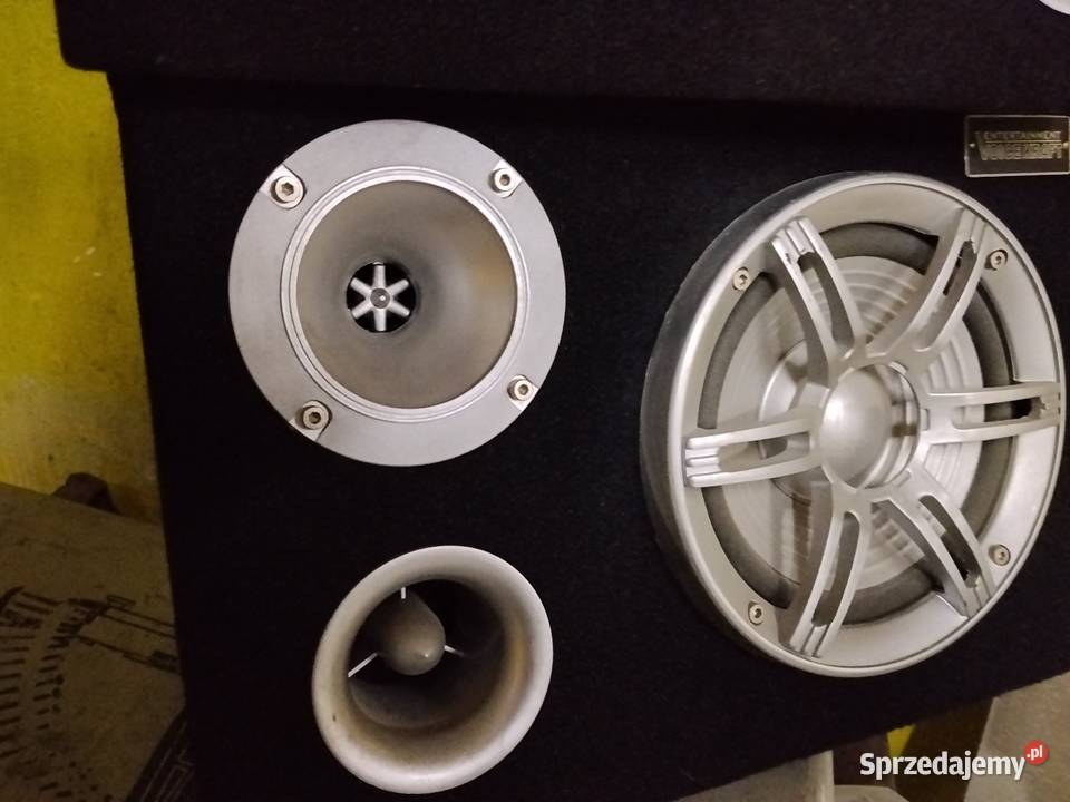 Wzmacniacz samochodowy RTO z głośnikami Jawor sprzedam