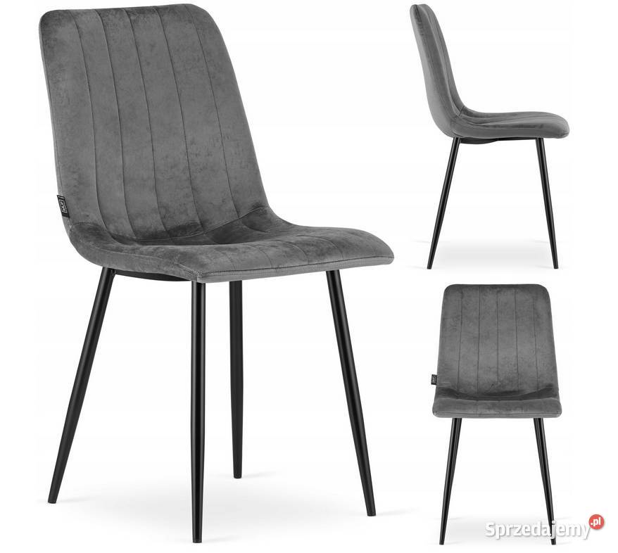 Krzesło tapicerowane welurowe NOWOCZESNE Wysyłka Choroszcz