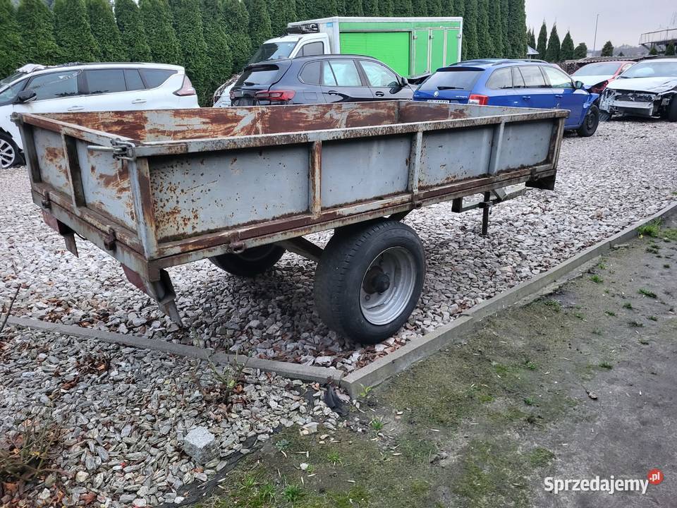 Przyczepa jednoosiowy zarejestrowana mazowieckie Wiskitki