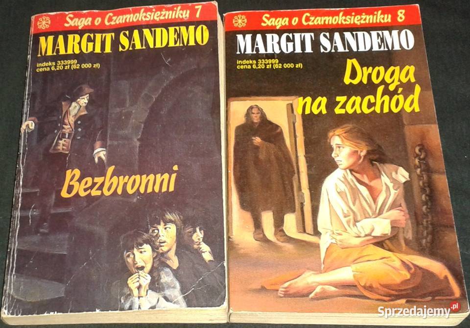 Saga o Czarnoksiężniku 4 części Margit Sandemo miękka Chełm