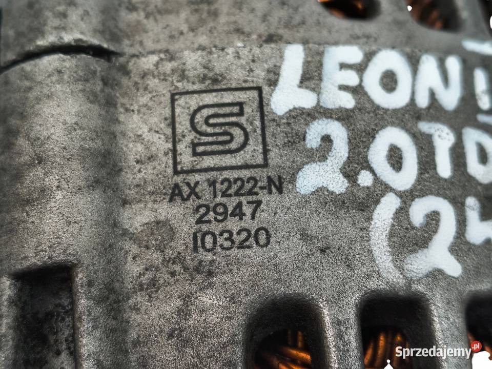 ALTERNATOR VW Golf V Passat B6 Audi A3 Leon II Chełm