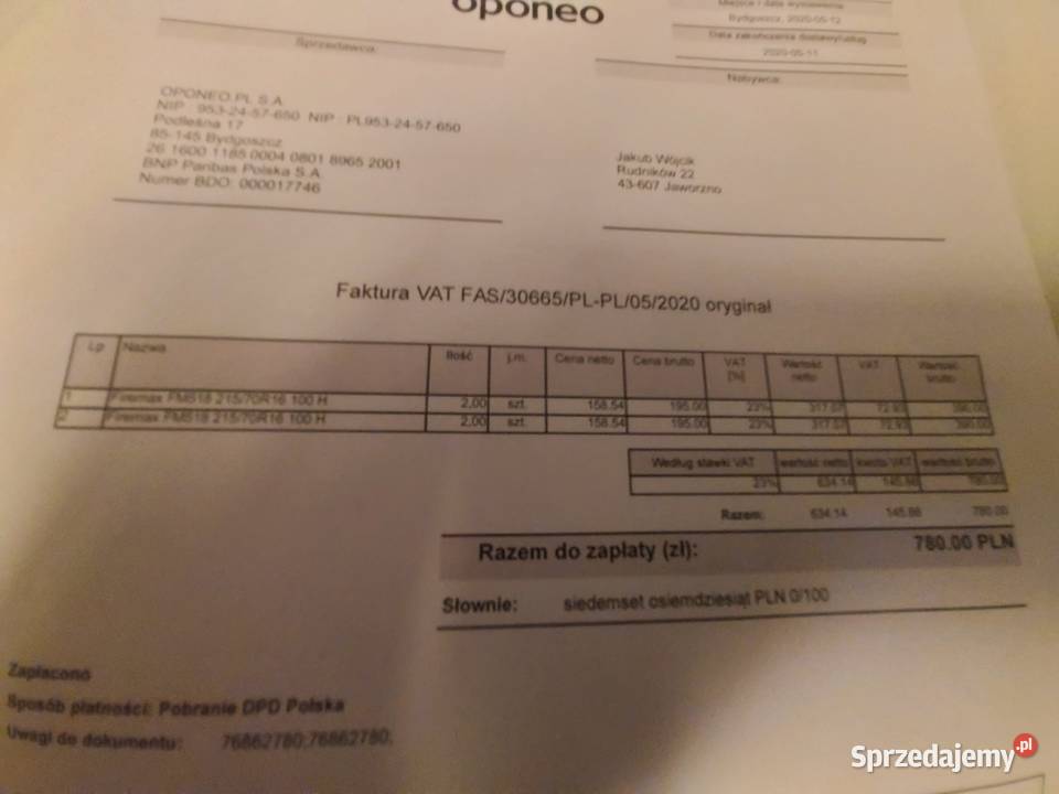 Opony Firemax FM 518 21570 R16 100 H śląskie Jaworzno