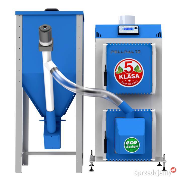 Kocioł piec co 12kW z podajnikiem na pellet Pleszew sprzedam