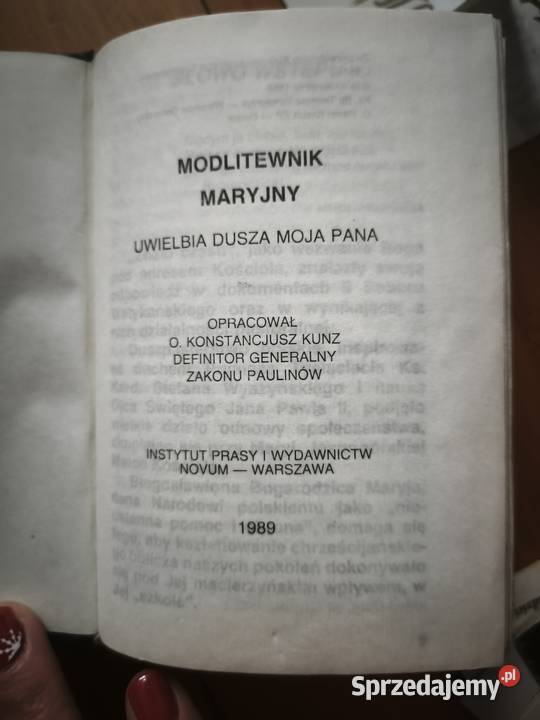 Modlitewnik Jasnogórski Wydanie 1989 Unikat twarda Połaniec sprzedam