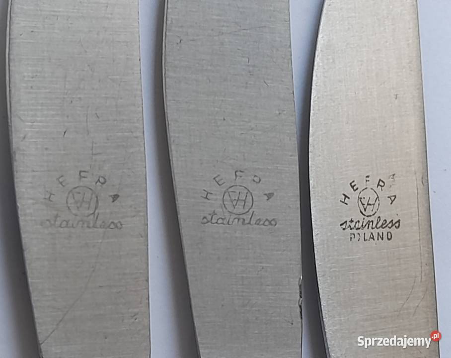 Retro Sztućce HEFRA 9 sztukPRL Gdańsk sprzedam