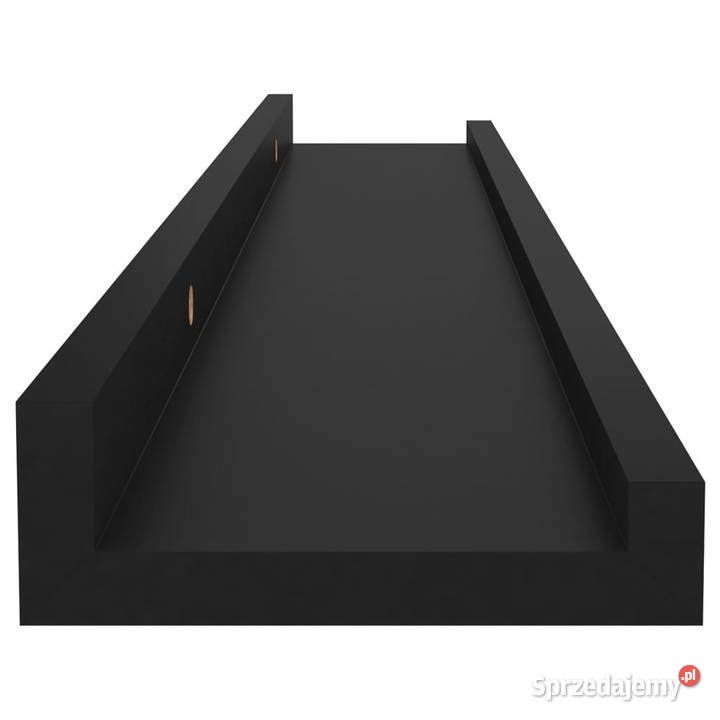 Półki ścienne 4 czarne 60x9x3 WM326668 Półki Warszawa