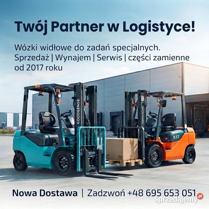 Na Wynajem Elektryczny Wózek Widłowy Podnoszenie Elbląg sprzedam