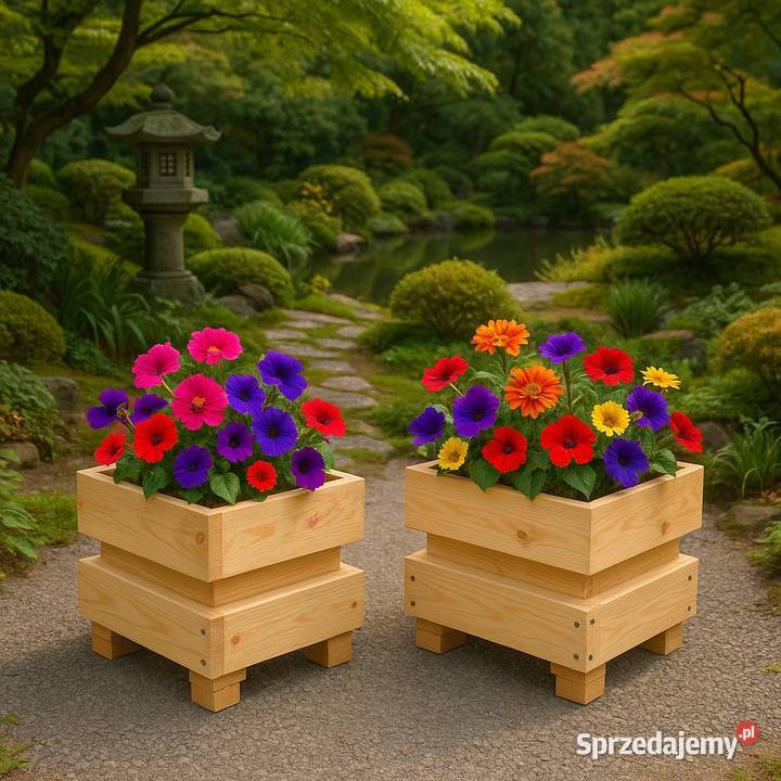 donica ogrodowa doniczka donice drewniane meble Rudnik nad Sanem