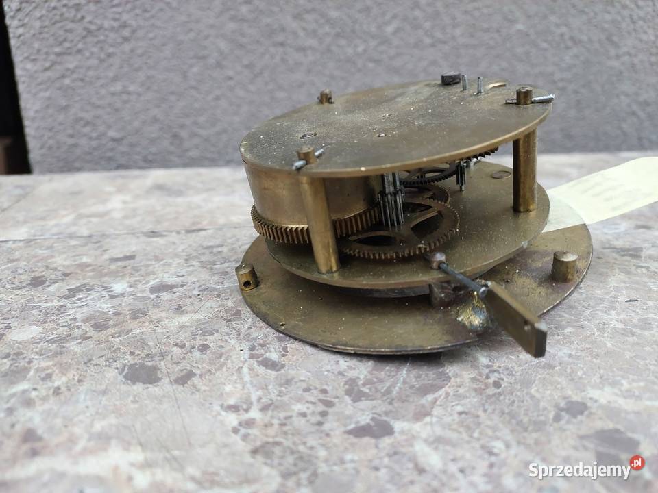 M177 Mechanizm starego francuskiego zegara Antyki pomorskie Tczew