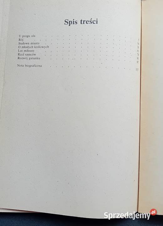 Maurycy Maeterlinck Życie pszczół LSW 1988 r wielkopolskie Koźminek