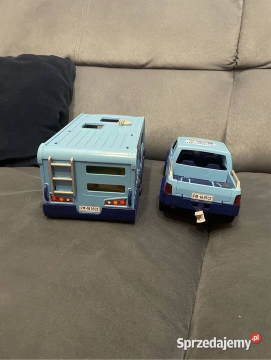 Auto Playmobil z przyczepą kempingową 4 lata+ Zabawki Łódź