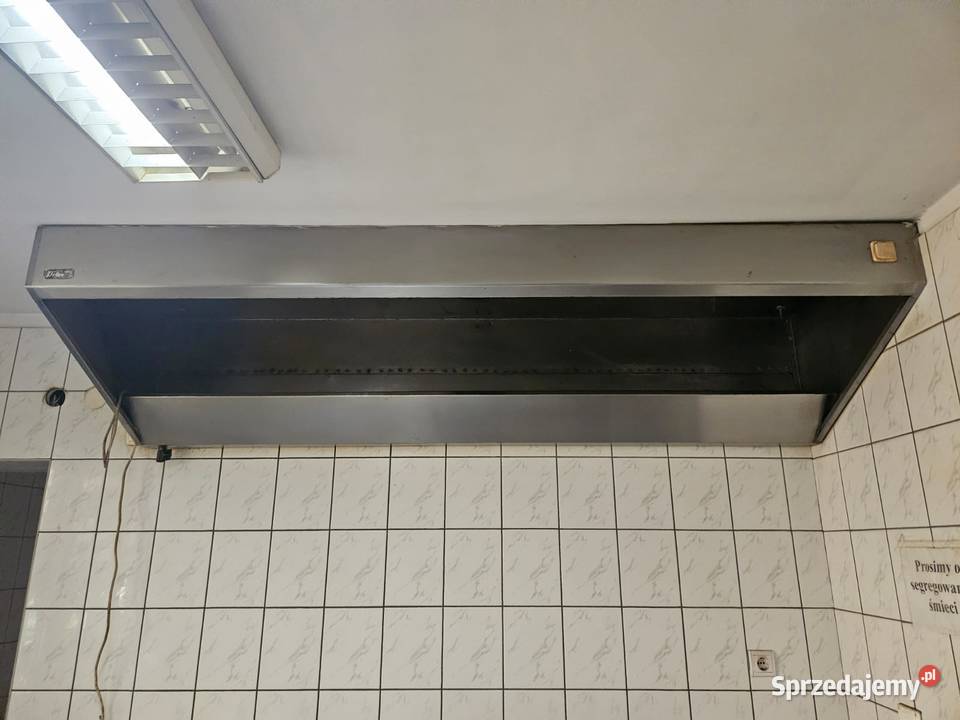 Okap nierdzewny przyścienny 240x80x50 Pszczyna