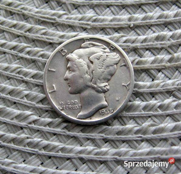 USA 10 Cent 1935r SREBRO Numizmatyka Numizmatyka Kalisz sprzedam