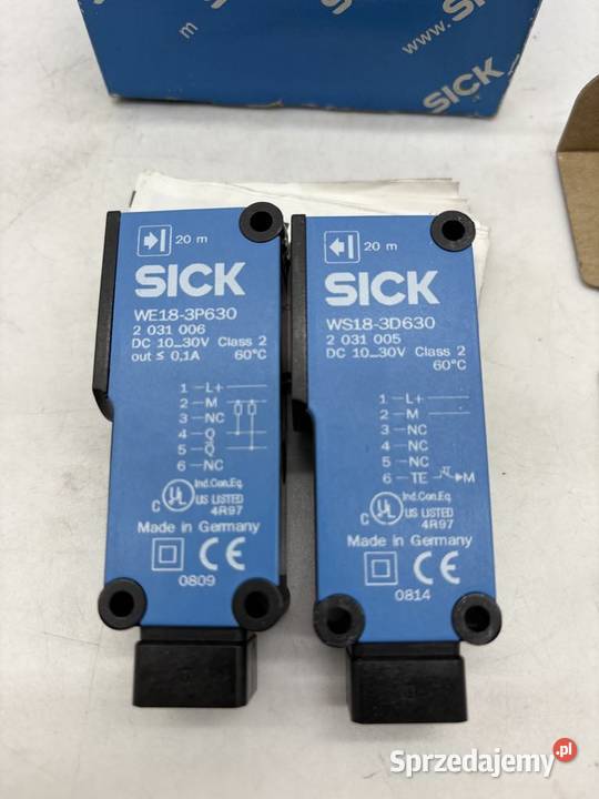 Sick WE182P630WS183D630 Czujnik optyczny