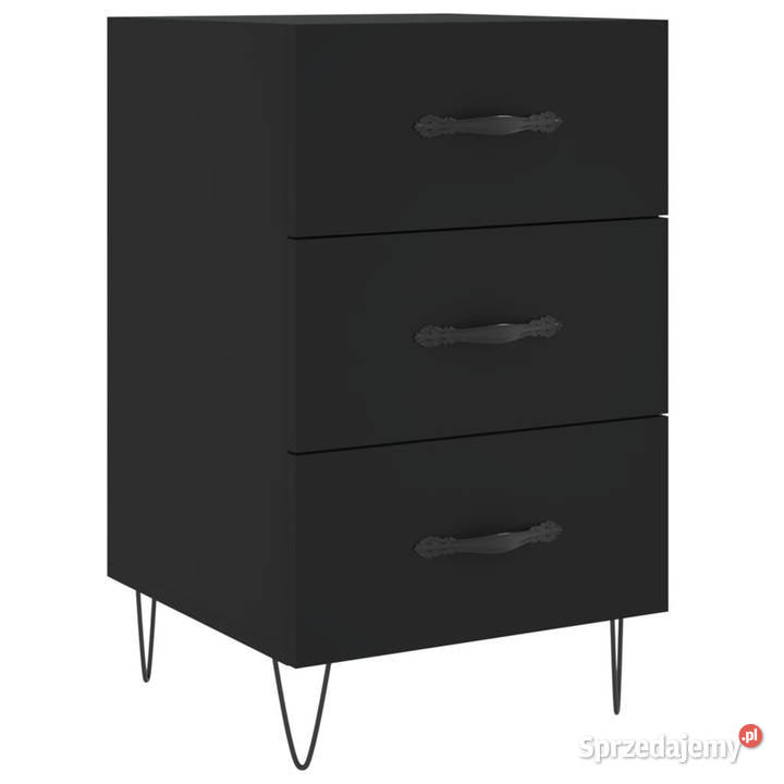 Szafka nocna czarna 40x40x66 materiał Warszawa sprzedam