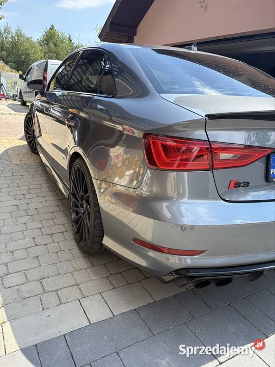 Audi S3 8V sedan nano grey doinwestowane małopolskie Nowy Sącz