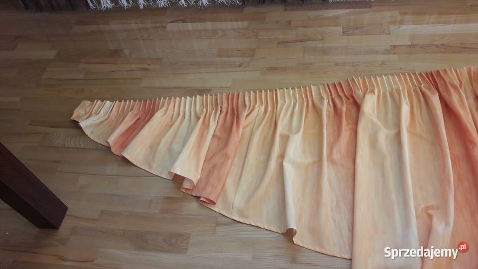 Lambrekin miodowy pomarańcz szer 225 143 wys pomarańczowy sprzedam