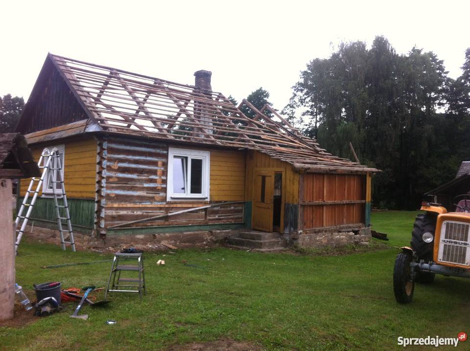 Rozbiórki Domów Drewnianych Wyburzenia Koparka Zamość