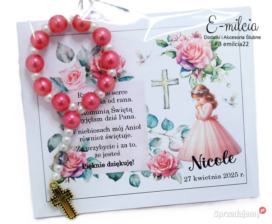 Podziękowania Gości I Komunia Św dziesiątka Moda i Styl lubuskie Zielona Góra