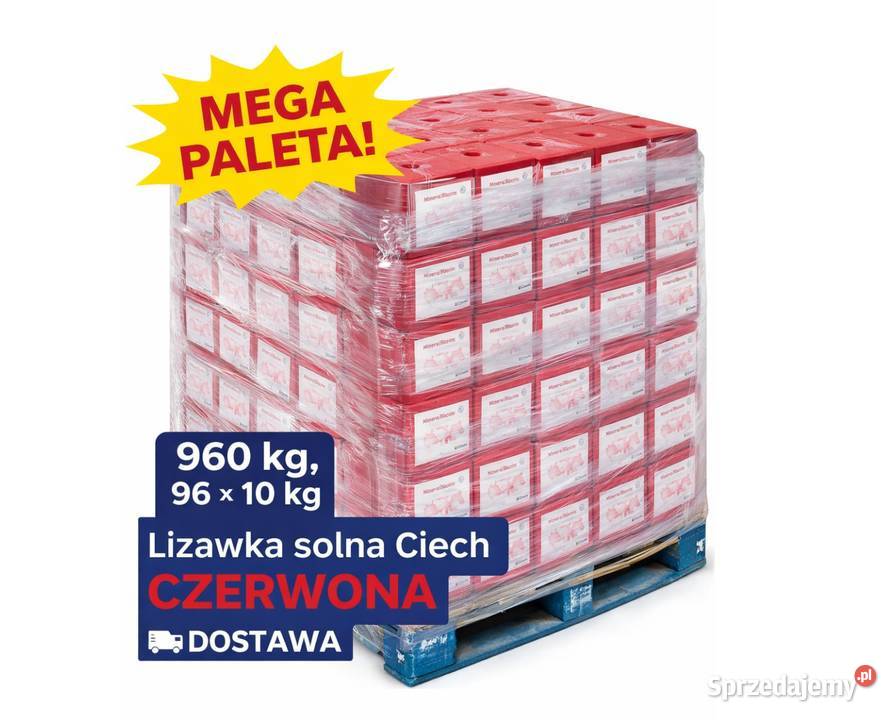 Lizawka solna Ciech czerwona 960 paleta 96 x 10 Karmy i pasze opolskie Prudnik