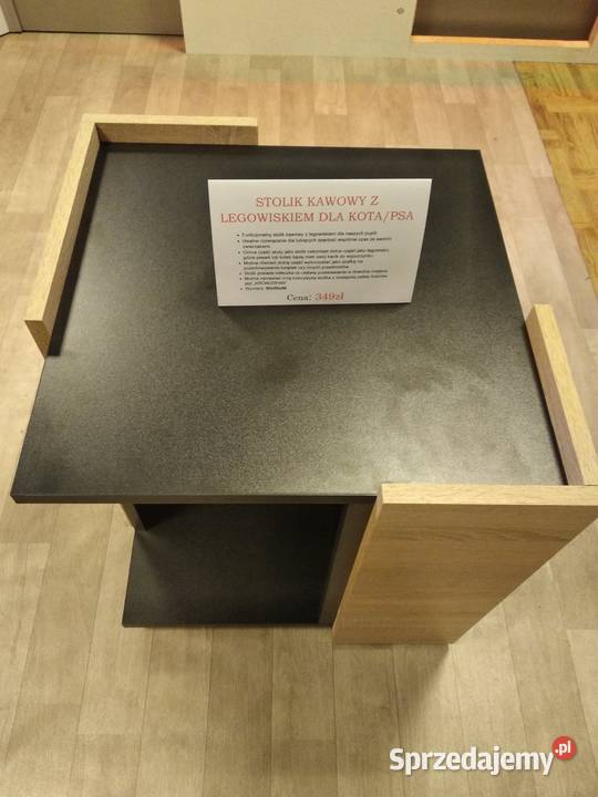 Stolik z miejscem na legowisko psakota Dom i Ogród Stalowa Wola