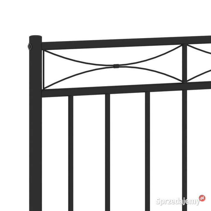 Metalowe wezgłowie czarne 75 WM373717