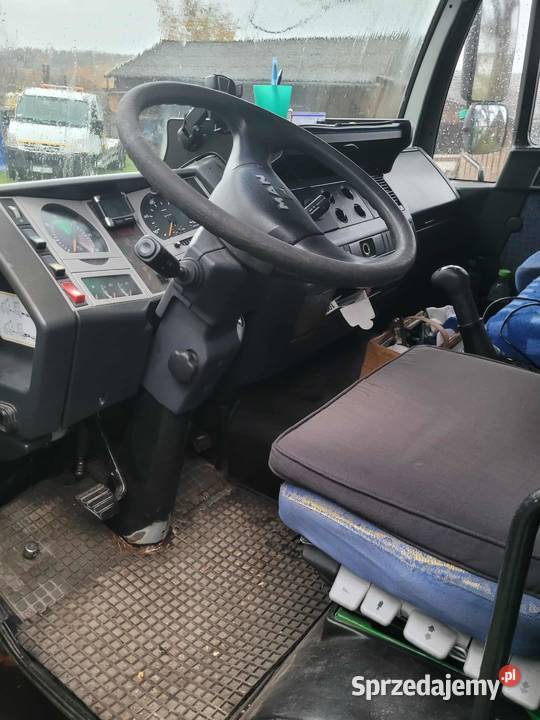 Man 12180 l2000 pomoc drogowa autolaweta 12dmc Miedziana Góra