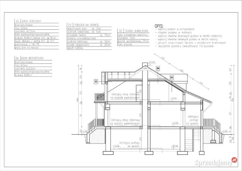 Usługi projektowe indywidualne adaptacje Usługi usługi budowlane