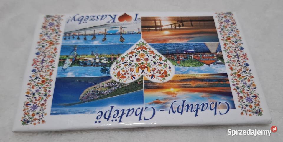 Magnes na lodówkę Chałupy I Love Kaszuby 9x55 Czeladź